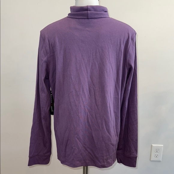 Hasting & Smith Large Purple Relaxed Long Sleeve Tee - Picture 9 of 10